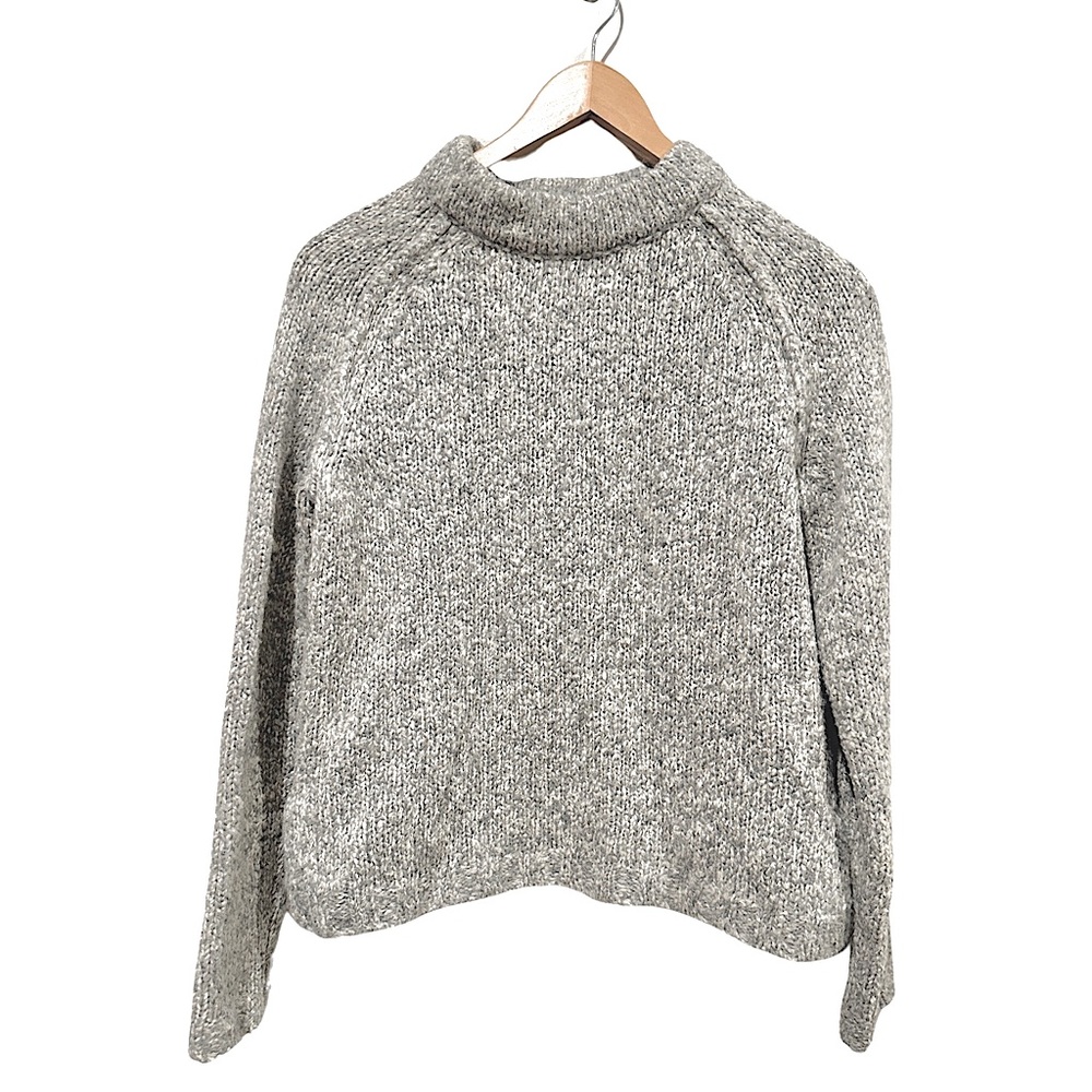 James Perse Merino Wool Camel Hair Blend Grey Knit Women’s Sweater Size 1 Small